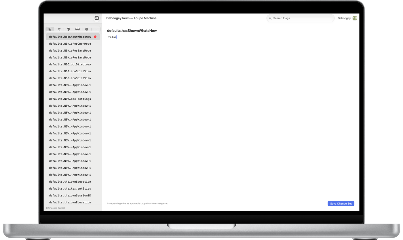 Loupe Machine on Mac